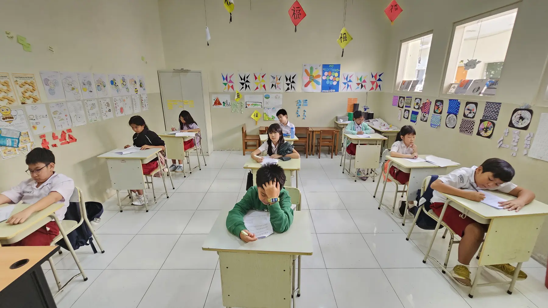 Ruang kelas James Elementary School